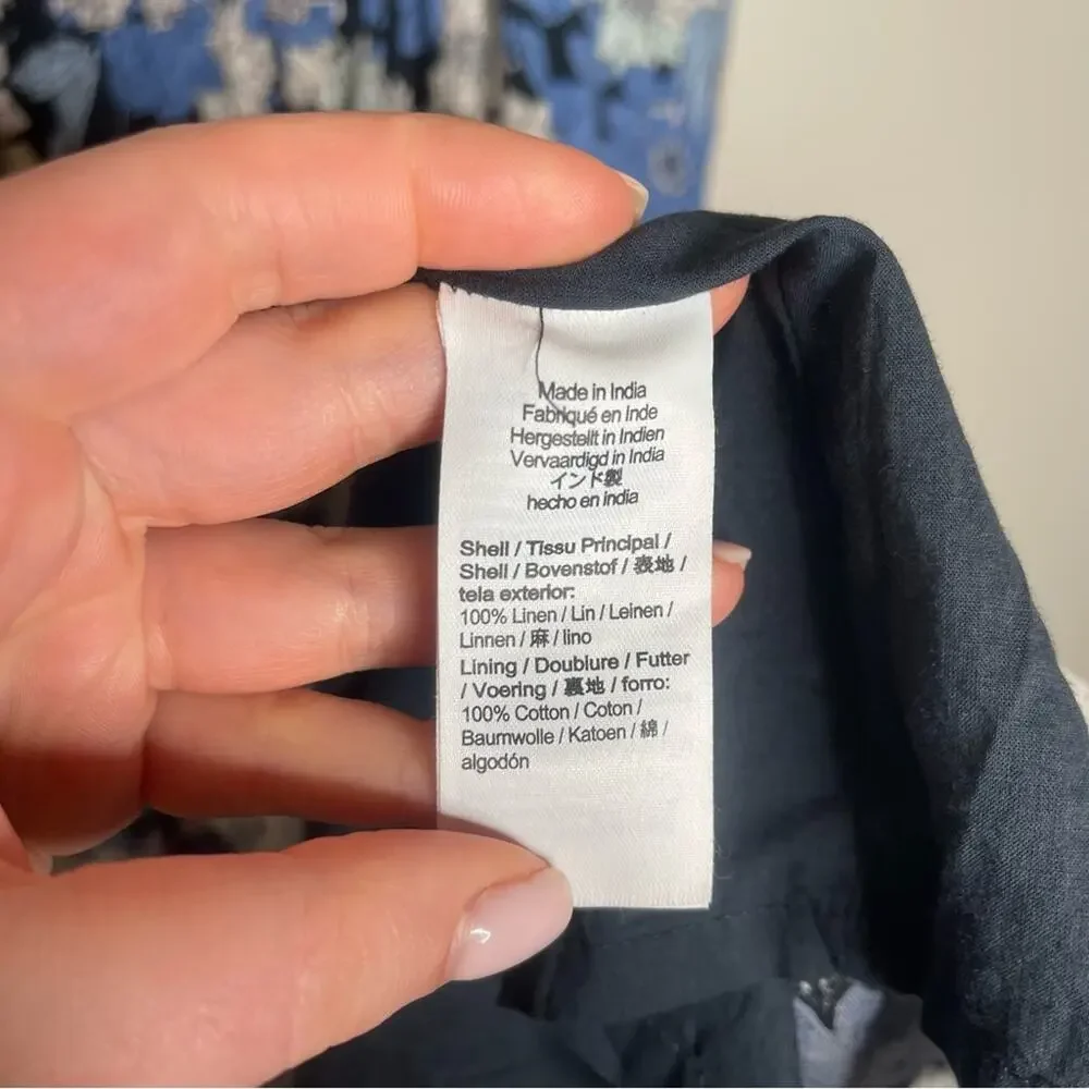 J. Crew Linen Daydream Dress in Zinnia Floral M